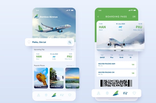 Ứng dụng bambo Airways