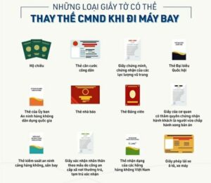 Các loại giấy tờ thay thế khi đi máy bay