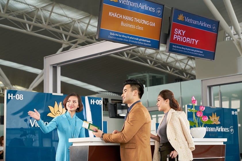 Thời gian làm thủ tục khi đi máy bay